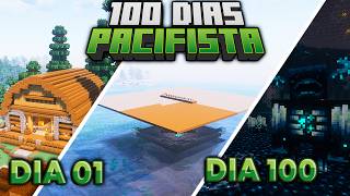 SOBREVIVI 100 DIAS COMO PACIFISTA NO MINECRAFT  O FILME