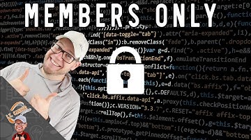 Members Only - Exclusive Live Streams, Tutorials, Interviews & More!
