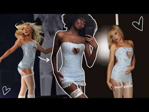 sabrina carpenter heart cut out dress dupe Making Sabrina Carpenter's Heart Dress for Halloween