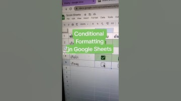 Checkbox in Google Sheets - สร้าง Checkbox ใน Google Sheets - Conditional Formatting