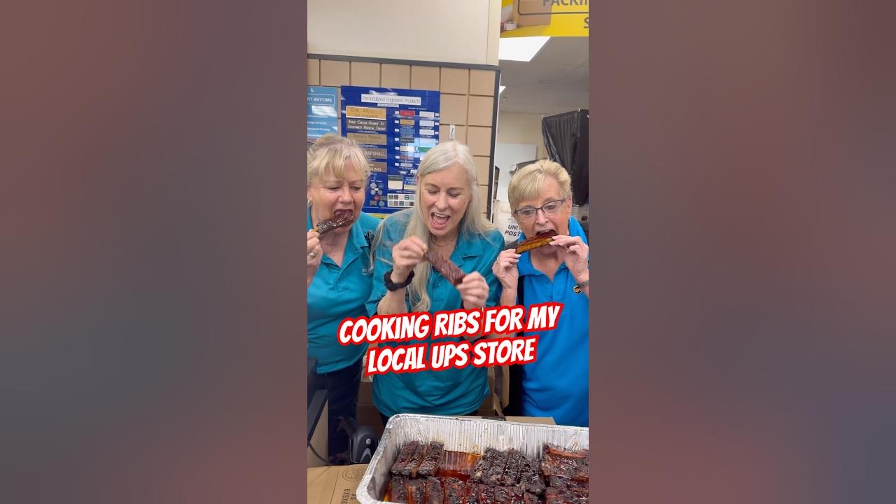 Cooking St Louis Style Ribs For My Local UPS Store YouTube