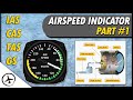 The airspeed indicator  types of airspeed ias cas eas tas  gs