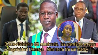 Boun Abdalah a été marabouté, les premières erreurs du président Diomaye, Mimi Touré tire sur Macky