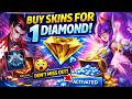 PROMO DIAMONDS ACTIVATED BUY SKINS 1 DRAW RECALL WATCH BEFORE SPEND MLBB