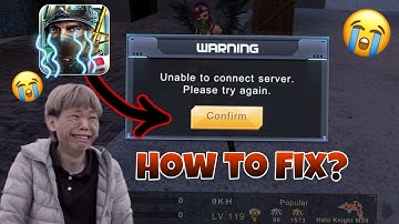 Crisis Action - Unable to Connect Server