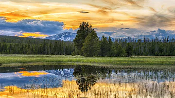 Peaceful music, Relaxing music, Instrumental Music "Yellowstone National park" by Tim Janis