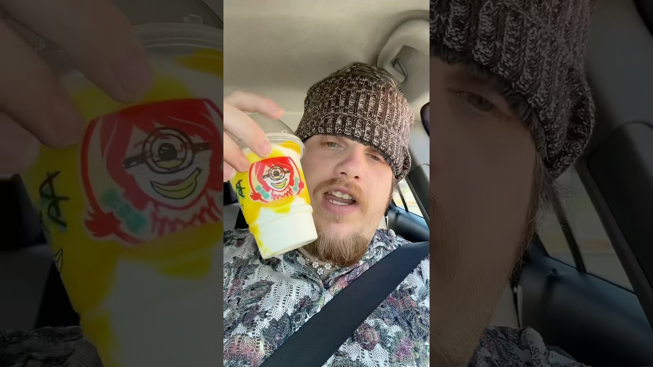 Wendy’s new Minion Frosty is TRASH #review #comedy #summer #viral #shorts