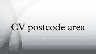 CV postcode area