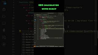 IOS Calculator Design | React & Tailwind CSS | Lime Code asmr programming react  tailwindcss