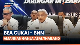 Bea Cukai dan BNN Amankan Nark*tika Jenis Mariyuan* Seberat 113 KG Asal Thailand