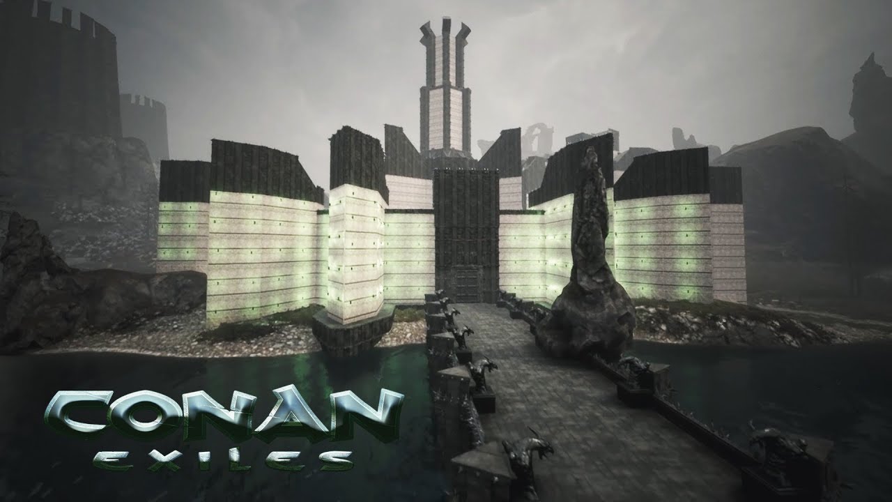 Conan Exiles Minas Morgul From The Lord Of The Rings Speed Build Youtube