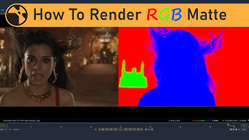 Nuke Tutorial ||  How To Render RGB Matte In Nuke || How to Change Alpha Into RGB