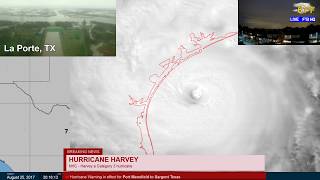 Hurricane Harvey Live Coverage - 20:00 UTC, August 25, 2017