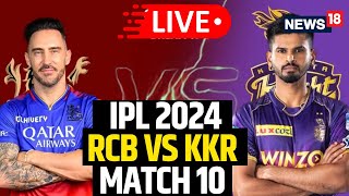 RCB VS KKR LIVE Match | Knight Riders Defeat Royal Challengers Bangalore By 7-Wickets | N18L