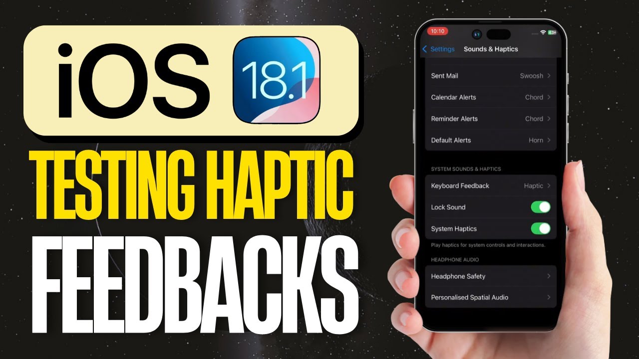 Testing Haptic Feedback on iOS 18.1 - YouTube