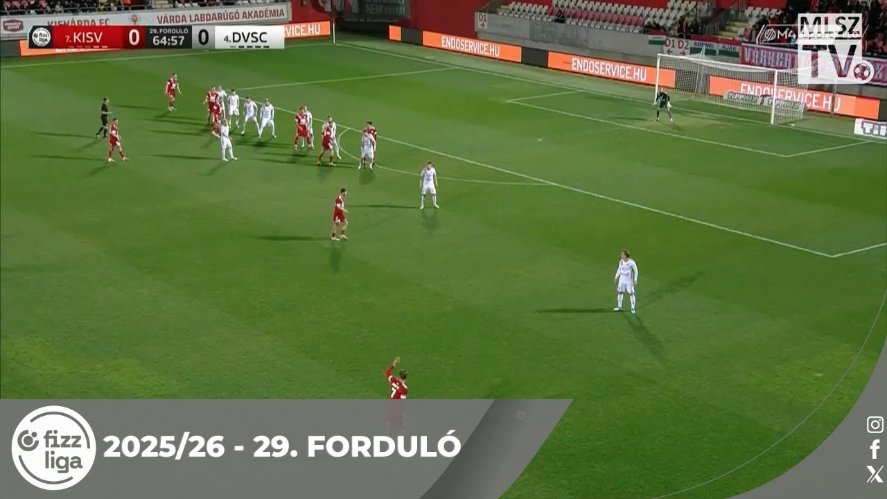 Kisvárda Master Good – DVSC | 0-0 | (0-0) | Fizz Liga | 29. forduló | MLSZTV