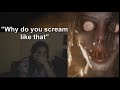 My Girlfriend LAUGHS while I SCREAM *FACECAM* (Scary Michael Jackson Game)