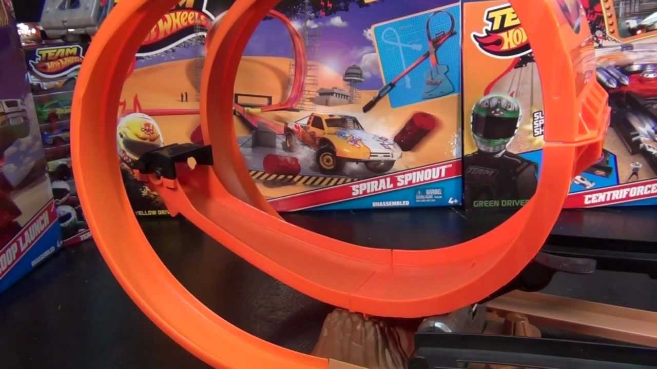 hot wheels double loop launcher