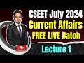 FREE CSEET Current Affairs Video Lectures July 2024 | CSEET July 2024 Current Affairs Video Classes