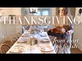 Hosting thanksgiving step by step  come along with me