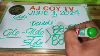 NEW MENTEN TODAY JUNE 1,2024 SPECIAL SWERTRES NUMBER |AJCOYTV