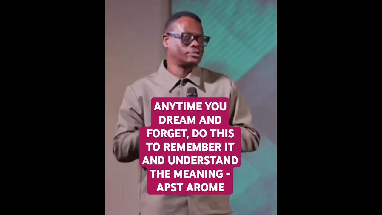 ANYTIME YOU DREAM & FORGET, DO THIS TO REMEMBER IT & UNDERSTAND THE MEANING - APST AROME