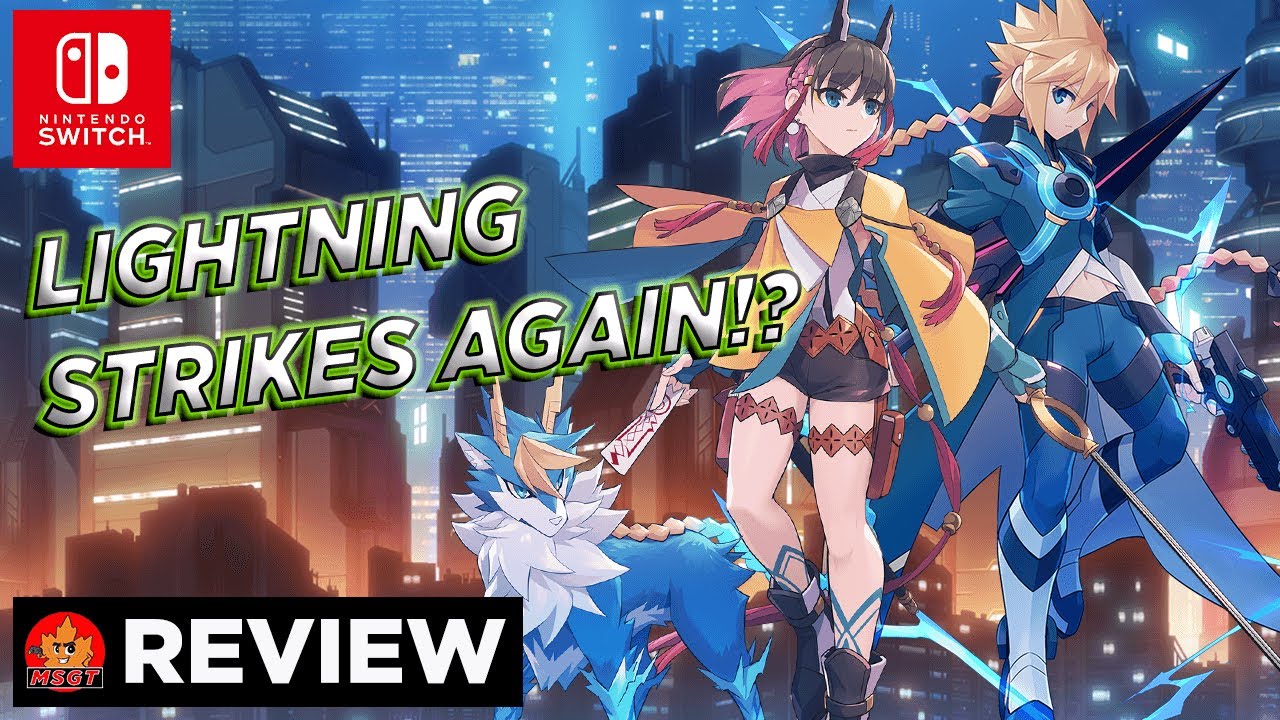 AZURE STRIKER GUNVOLT 3 Nintendo Switch Review The Best Mega Man Like