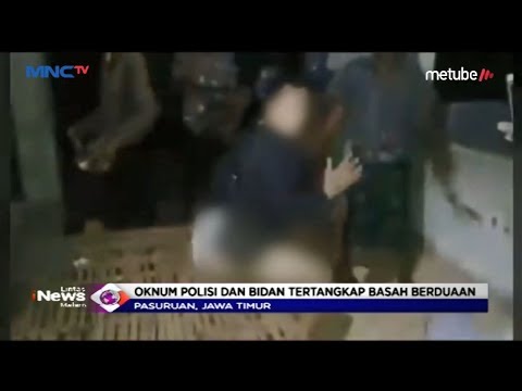 Tertangkap Mesum, Oknum Polisi di Pasuruan Diarak Warga Keliling Desa - LIM 27/08