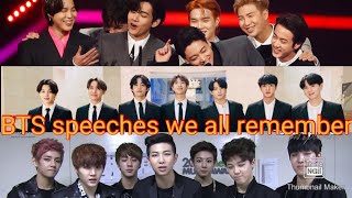 BTS (방탄소년단) memorable speeches 😆