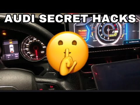 2 Cool AUDI hidden features on B8/ B8.5  ( A4/ A5 /A3 /S4 /S5 /S3 / RS4 /RS5 )