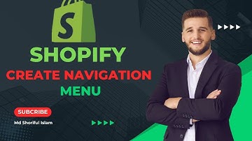 How to create Shopify navigation menus bangla tutorial || Set up Navigation & menus in shopify 2024