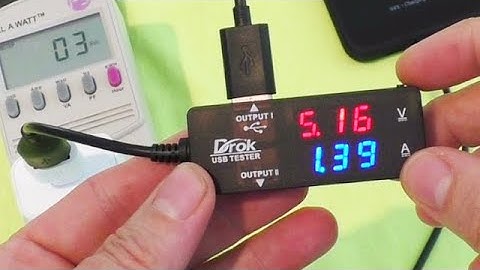 DROK usb meter tester $10 shows Watts Volts Amps repair electronics fix wall charger power supply