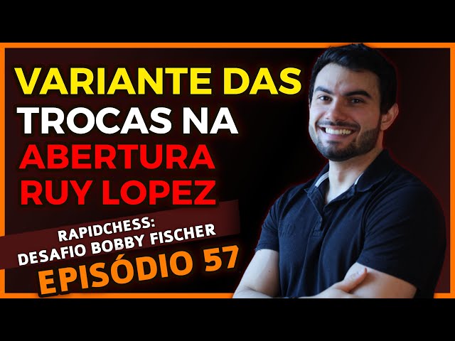 Ele SIMPLESMENTE entregou a dama de graça? - Desafio Rapidchess Bobby  Fischer (Ep26) 