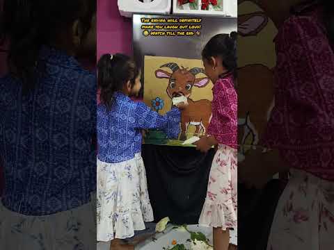 The Human Goat 🐐 #cardboardgoat #funnydad #familycomedy #laughoutloud