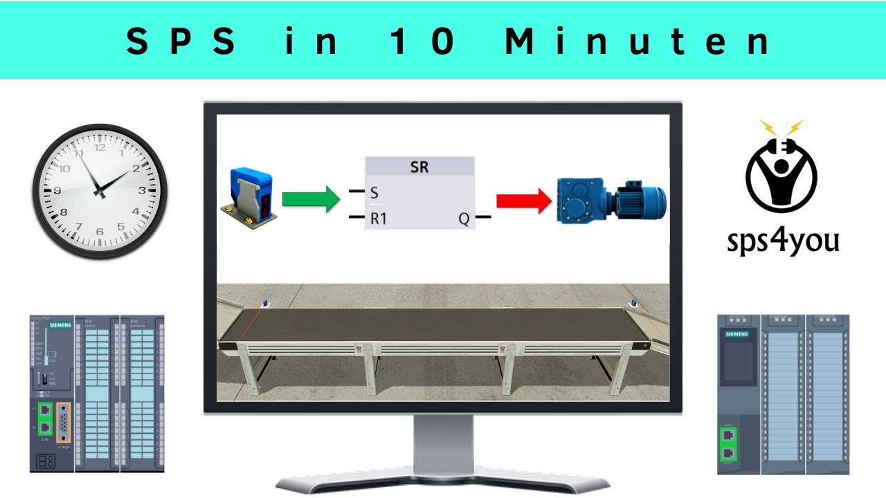 New Update SPS Programmierung lernen in 10 Minuten - Anfänger Tutorial Step 7 TIA Portal