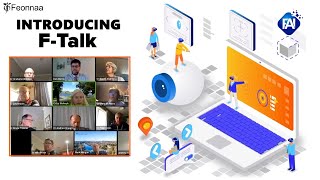 F -Talk | Video and audio conferencing App | Free video communications App | Feonnaa AI screenshot 1