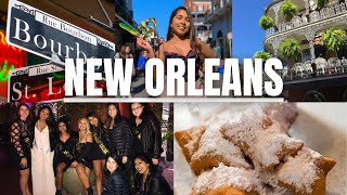 TRAVEL VLOG: New Orleans 2020! MARDI GRAS, BEIGNETS &amp; BACHELORETTE PARTY!