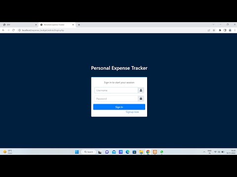 The Personal Expense Tracker for IBM project (Team ID PNT2022TMID45361)