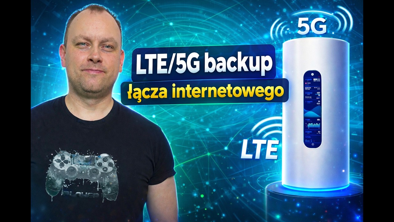 Tam gdzie nie ma internetu na kablu lub nie można rozłożyć się ze Starlink warto spojrzeć na Dream Router 5G max od Unifi i zaopatrzyć się w backupowe łącze w postaci LTE/5G. Zapraszam do konfiguracji DR5G-MAX w mojej sieci domowej.