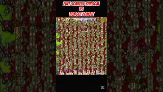 *PUFF SCAREDY SHROOM VS BUNGEE ZOMBIE*#shorts #short #pvz #youtubeshorts #shortvideo #pvzfusion