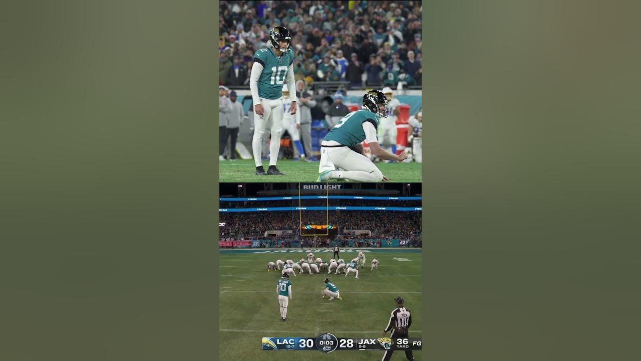 UNBELIEVABLE walkoff field goal to advance to divisional round 😱