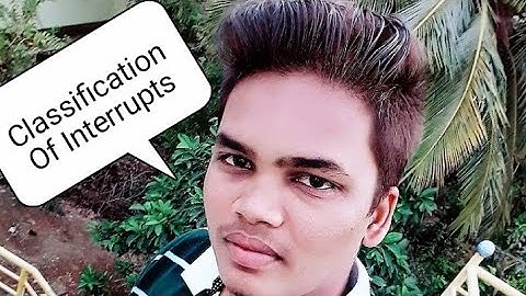 Classification Of Interrupts In Microprocessor (MPMC)