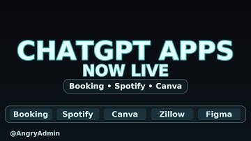 Stop Just Chatting—Start DOING: #chatgpt  Apps + New SDK Explained