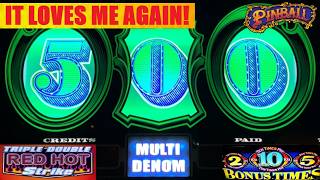 BOOM! CASH MACHINE is back! 2x 10x 5x Bonus Times + Triple Double Red Hot Strike + Pinball slots! screenshot 4