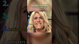 Celebrity Ranking Kristen Wiig Broke the SNL Cast#usa Wealth