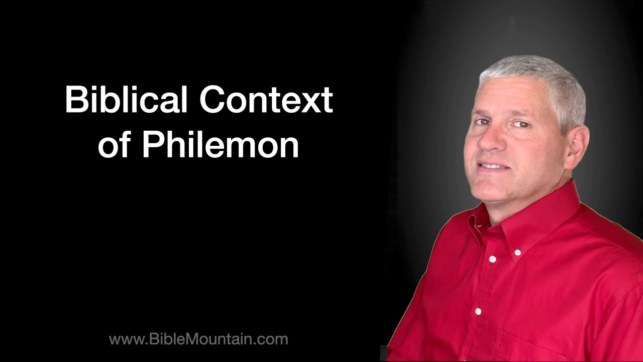 Biblical Context of Philemon YouTube