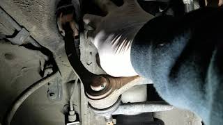 1992 lexus ls 400 easy remove upper control arm with 17 gear wrench.