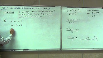 Prealgebra Lecture 1.8 Part 1