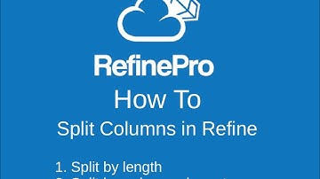 OpenRefine Tutorials: How To Split Columns In Multiple Fields - Advanced