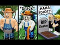 Roblox beat up old people game...
